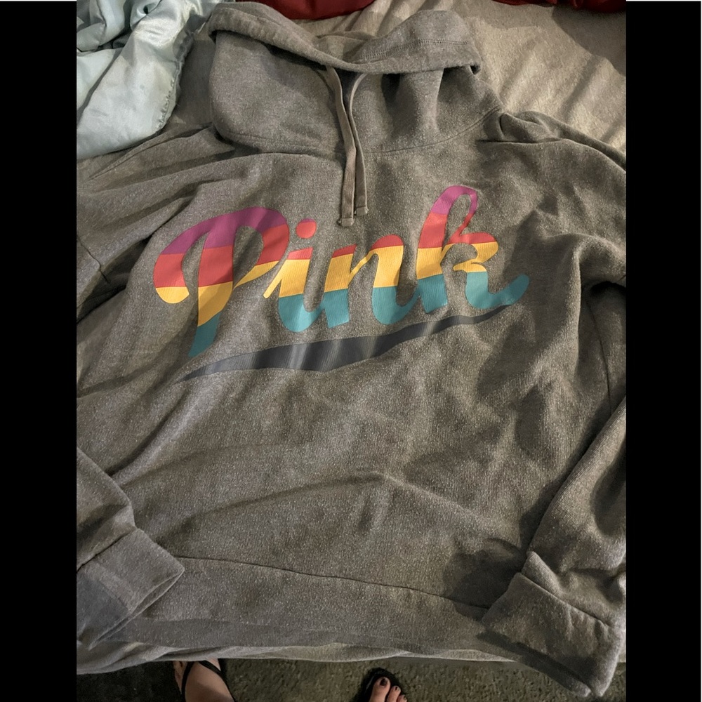 VS PINK funnel neck hoodie